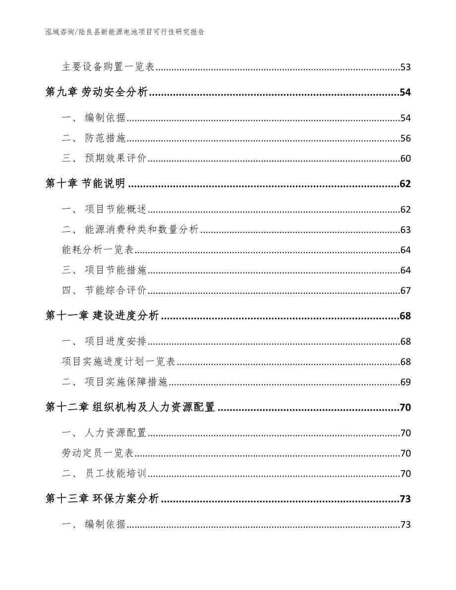 陆良县新能源电池项目可行性研究报告_第5页