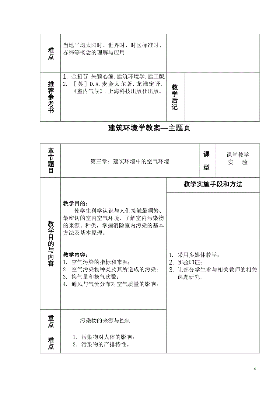 建筑环境学教案_第4页