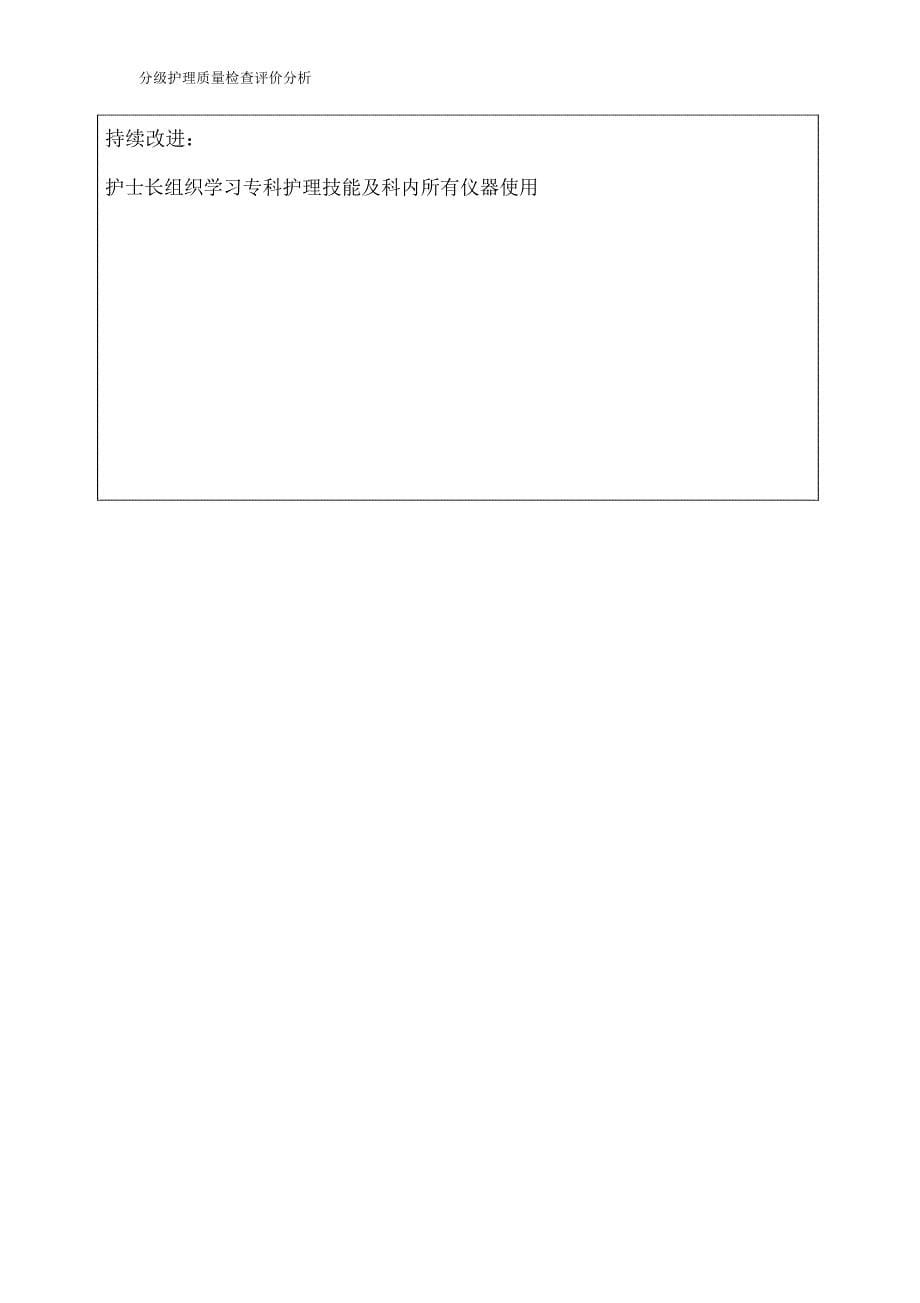 分级护理质量检查评价分析_第5页