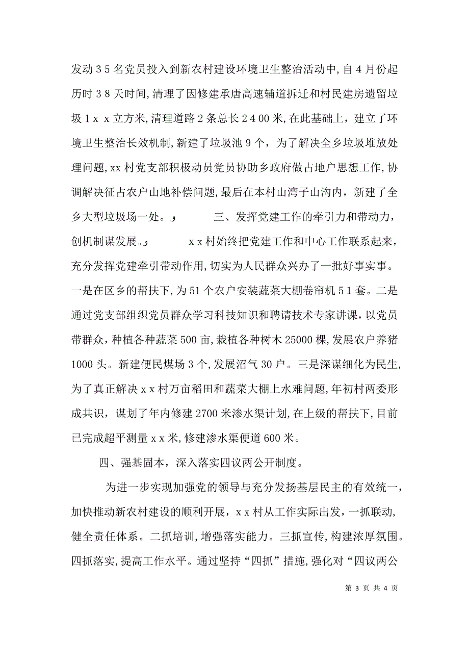 苏门托哈村支部书记建述职报告_第3页