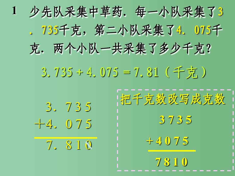 四年级数学下册 6.小数的加法和减法（第1课时）小数加减混合运算课件 新人教版_第3页