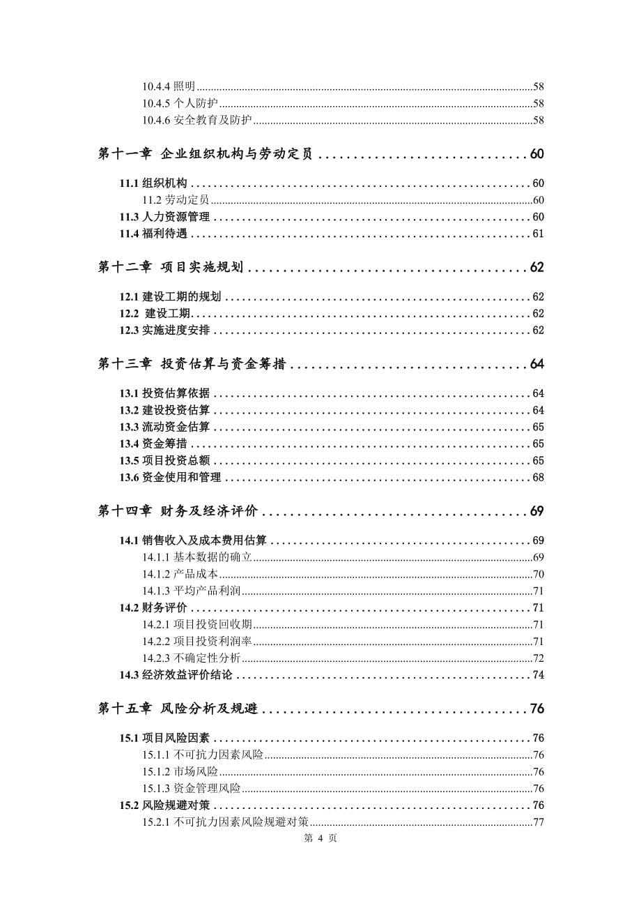 热浸镀锌改造项目可行性研究报告模版立项备案_第5页