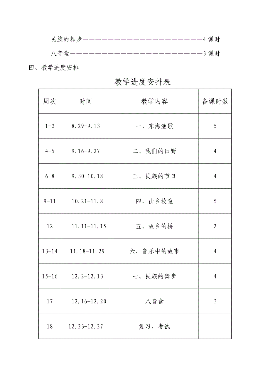 人教版小学四年级音乐上册教学计划[1].doc_第3页