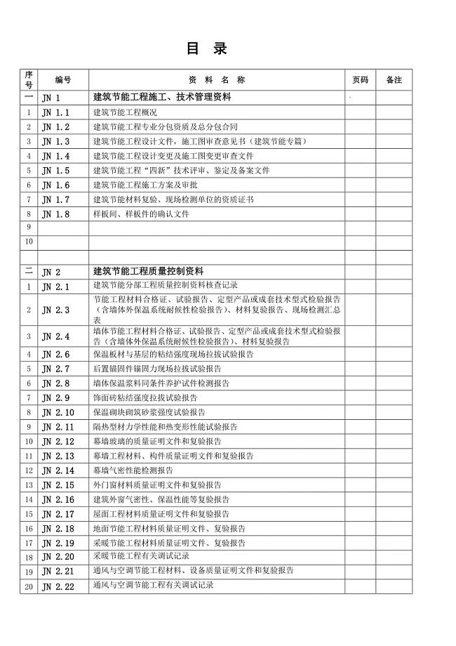 建筑节能资料(总表).doc