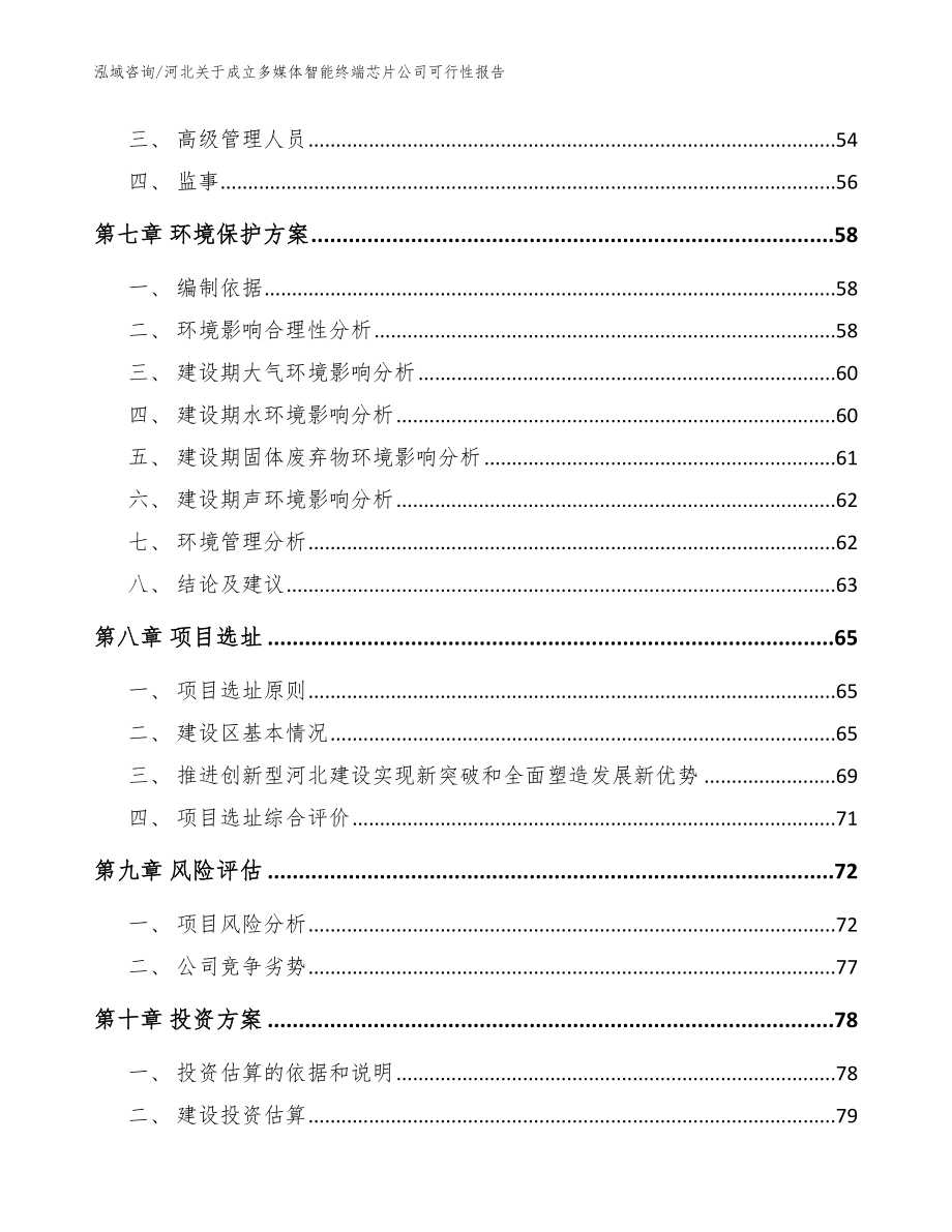 河北关于成立多媒体智能终端芯片公司可行性报告（模板参考）_第5页