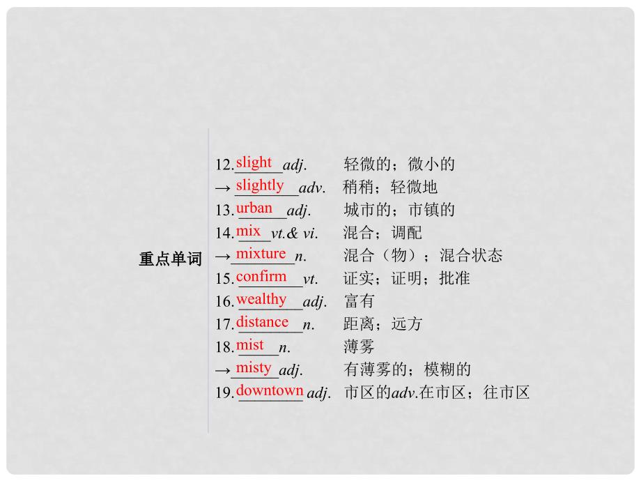 高考英语一轮复习 Unit 5 Canada“The True North”课件 新人教版必修3_第3页