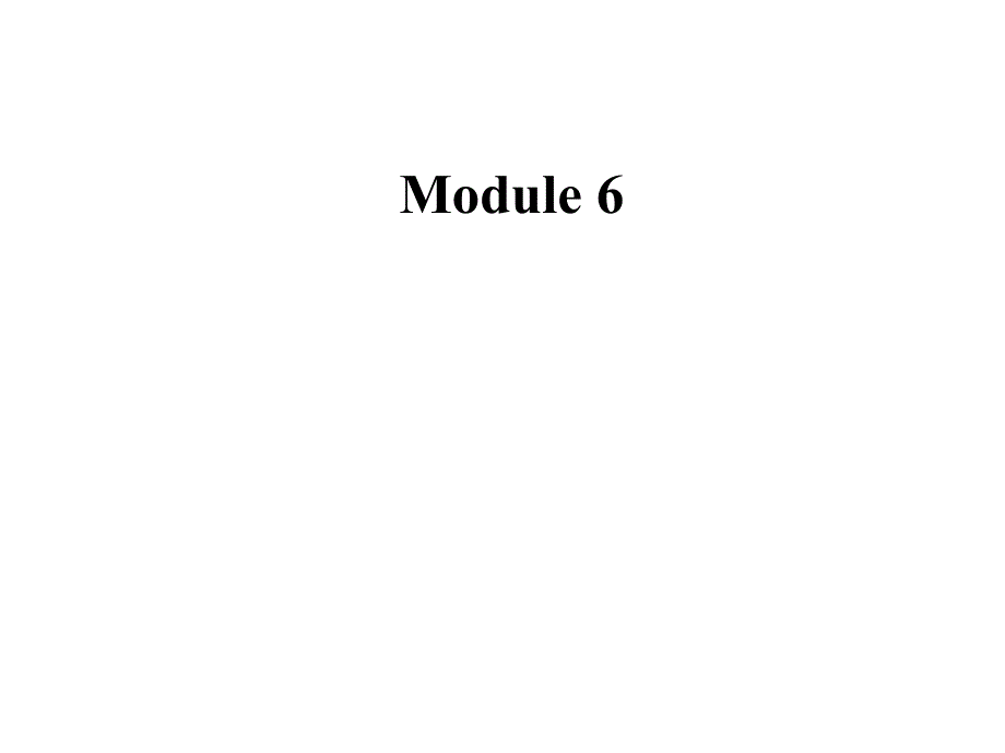 六年级上册英语习题课件Module6模块写作提升.外研版共10张PPT_第1页