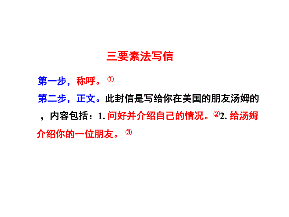 六年级上册英语习题课件Module6模块写作提升.外研版共10张PPT_第3页