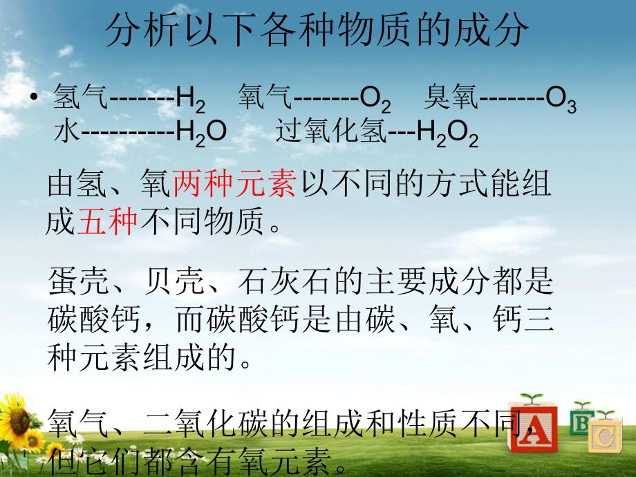 初中九年级化学上册第三单元__课题3__元素课件人教版_第3页