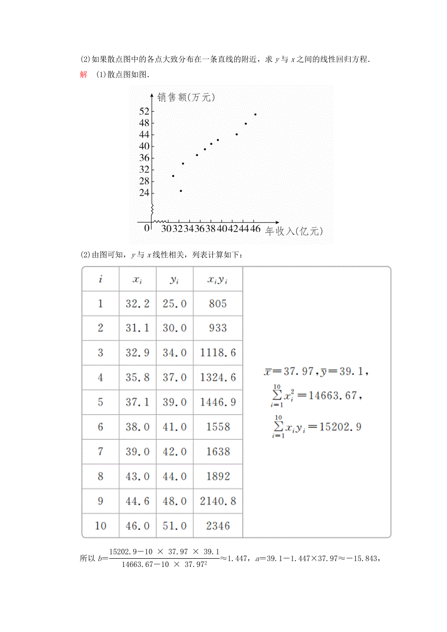 2019-2020学年高中数学第一章统计1.8最玄乘估计课后梯度测评北师大版必修_第4页