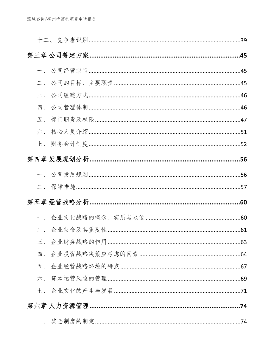 亳州啤酒机项目申请报告_第2页