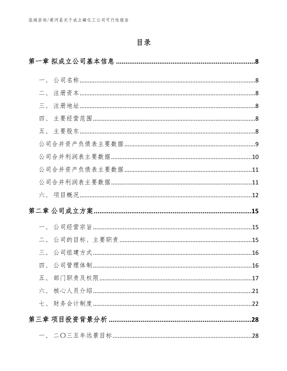 梁河县关于成立磷化工公司可行性报告_第2页