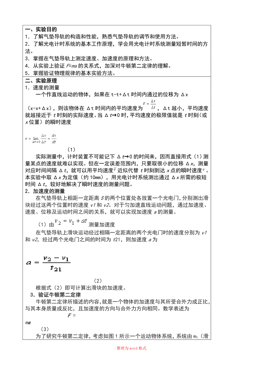 大学物理一实验报告_第2页