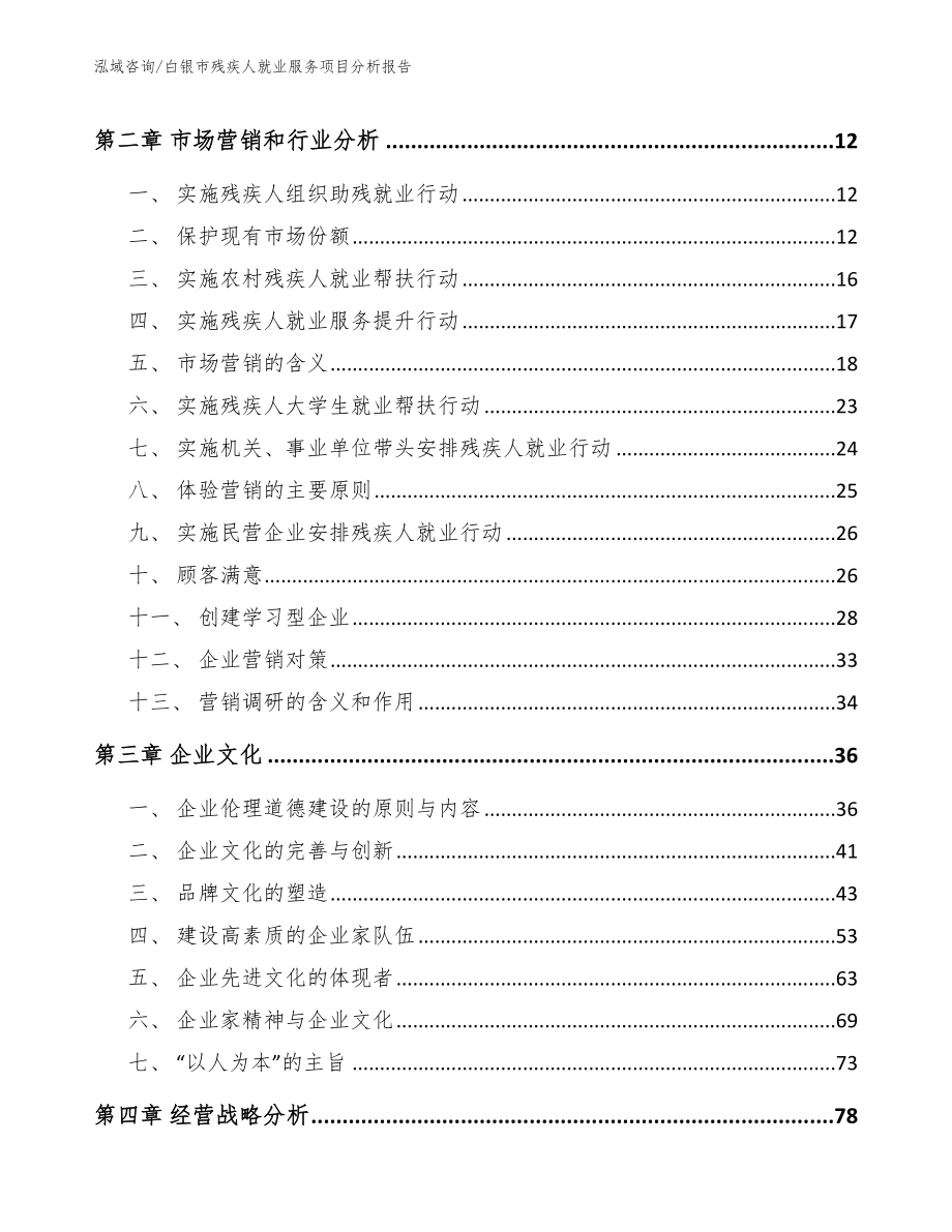 白银市残疾人就业服务项目分析报告_模板范本_第4页