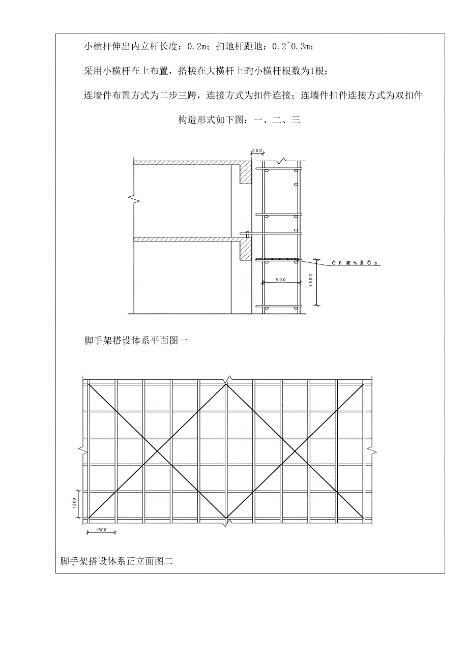 外架手架重点技术交底单_第2页
