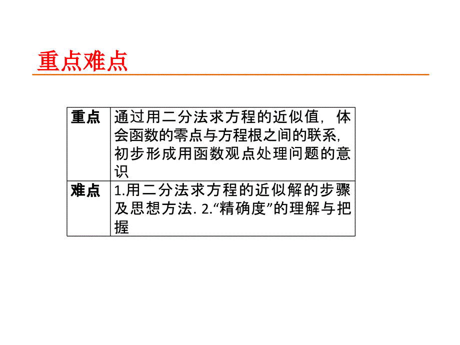 课标人教A版必修一312用二分法求方程的近似解课件_第1页