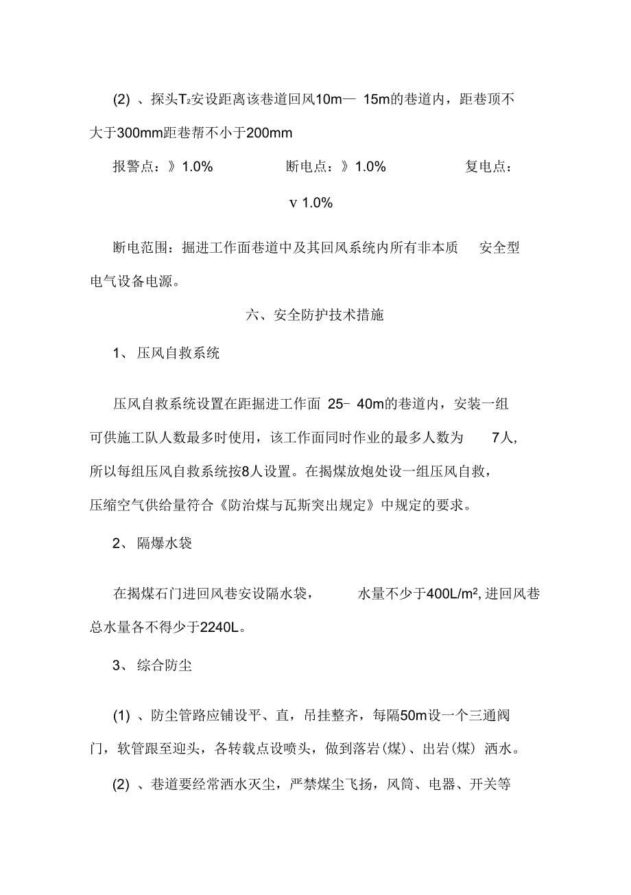 揭煤安全技术措施_第5页