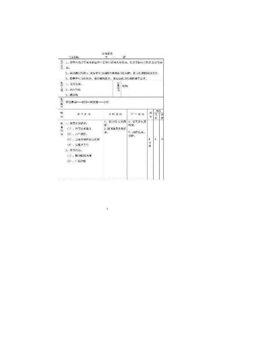 最新五、六年级下学期体育教案1436412481名师优秀教案_第5页