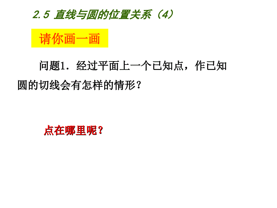 直线与圆的位置关系ppt_第2页