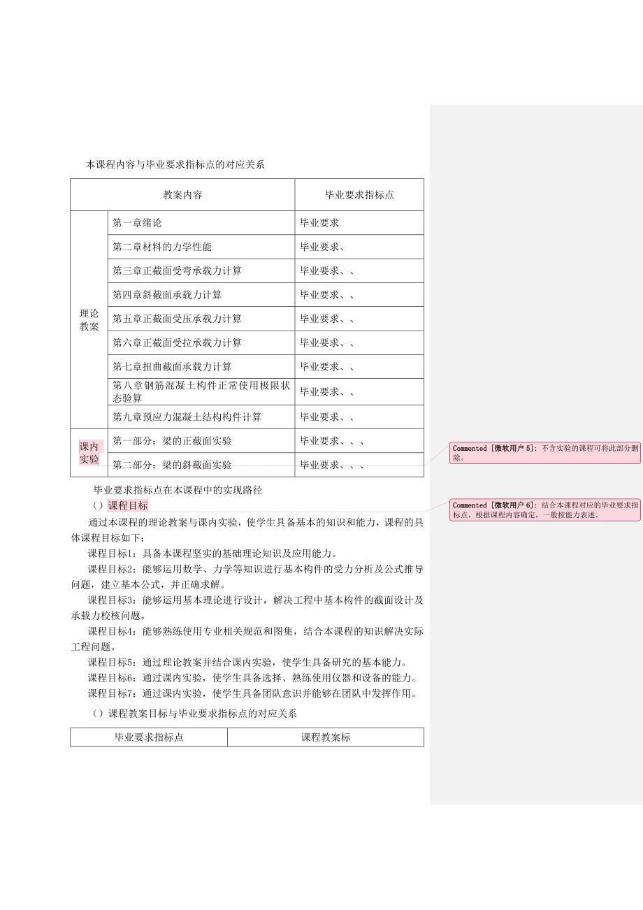 《混凝土结构基本原理》课程大纲_第2页