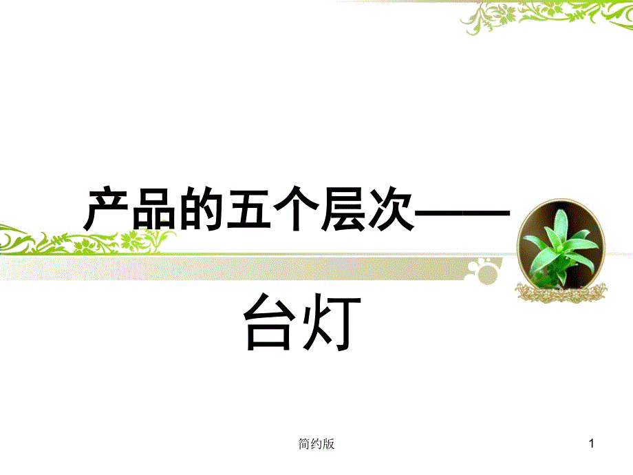 产品的五个层次[简版专享]_第1页