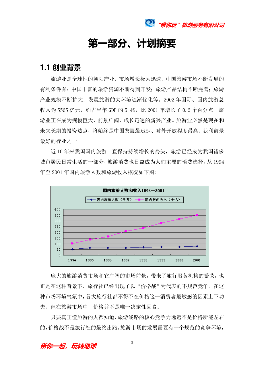 旅游服务公司计划书_第3页