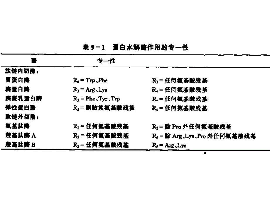 生物化学第九章蛋白质的酶促降解和氨基酸的代谢_第4页