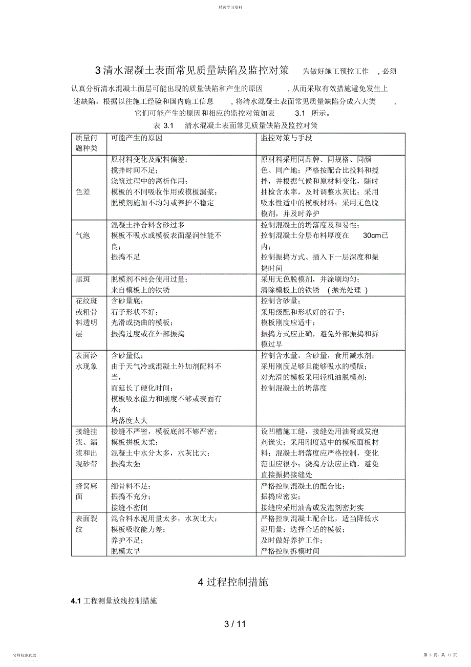 2022年浅论清水混凝土的质量与控制修改_第3页