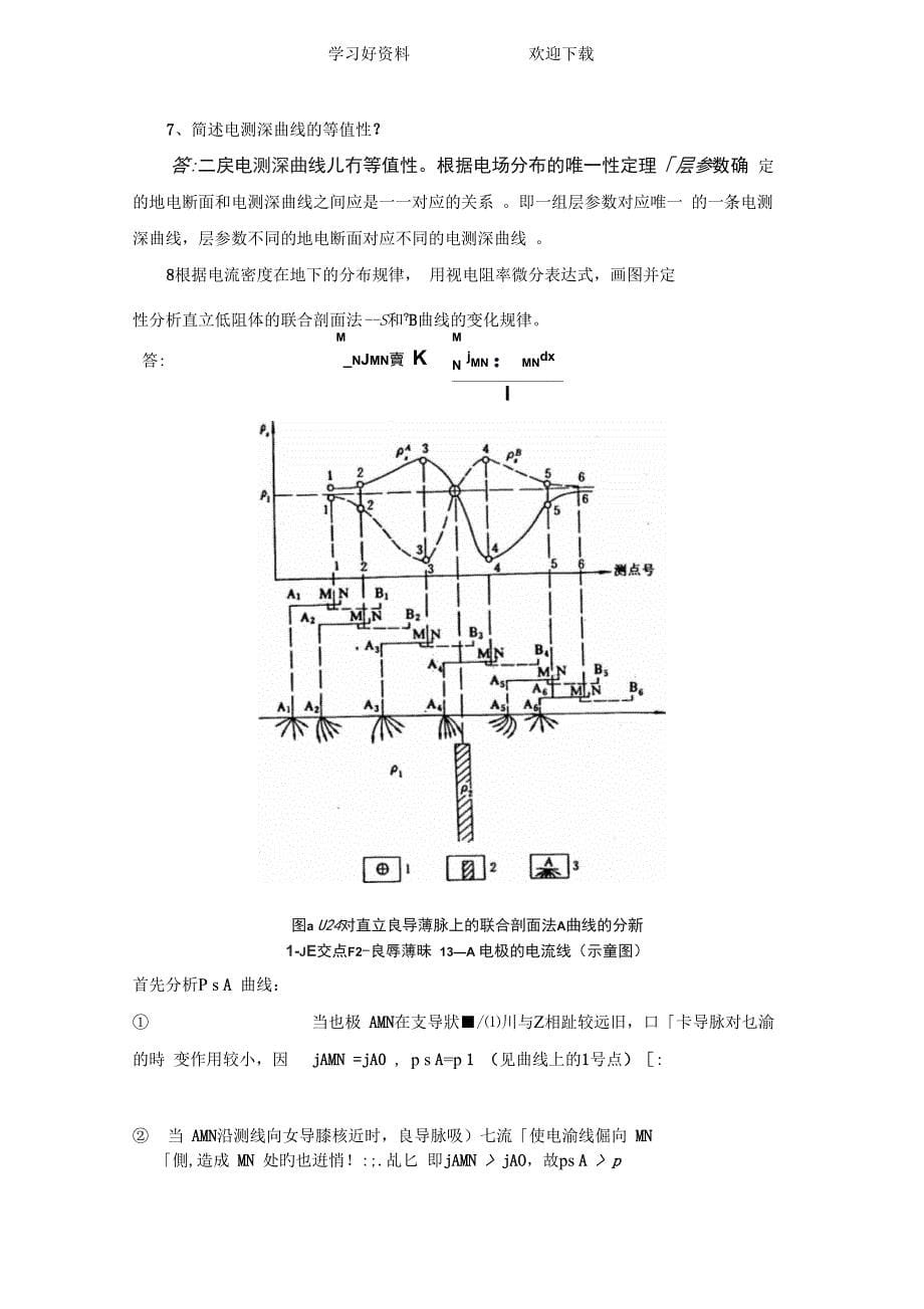 电法原理复习重点答案完全版_第5页