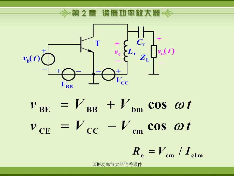 谐振功率放大器优秀课件_第3页