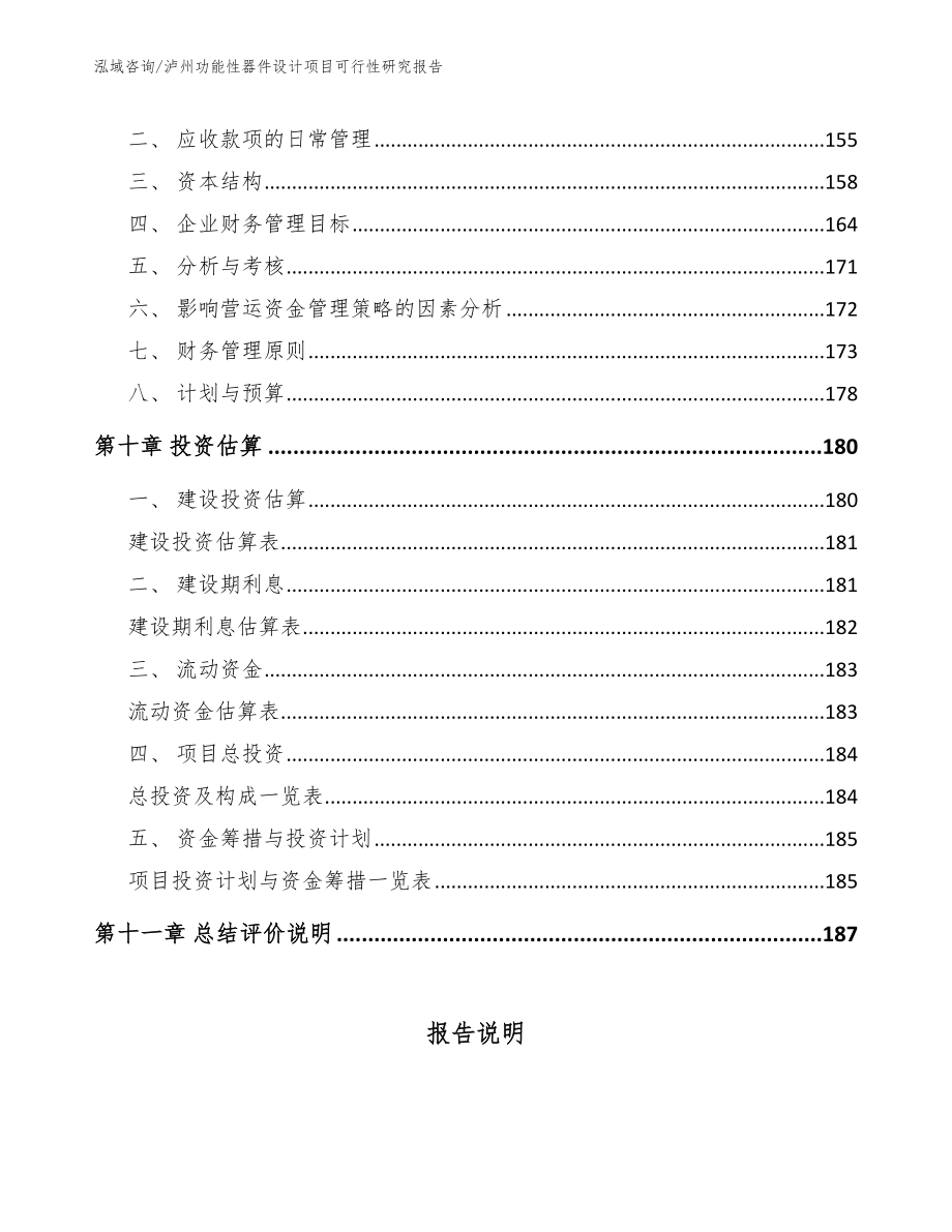 泸州功能性器件设计项目可行性研究报告【模板范本】_第4页