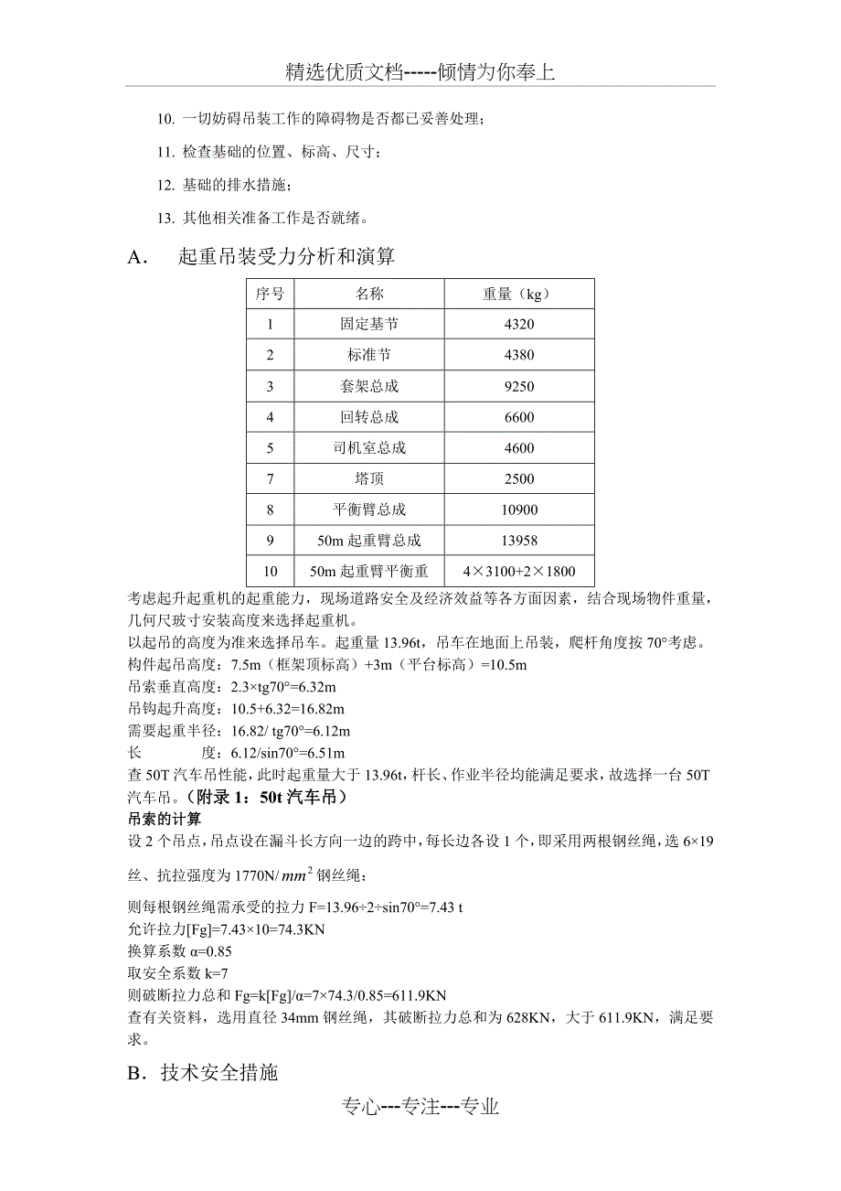 塔吊安装方案(共33页)_第3页