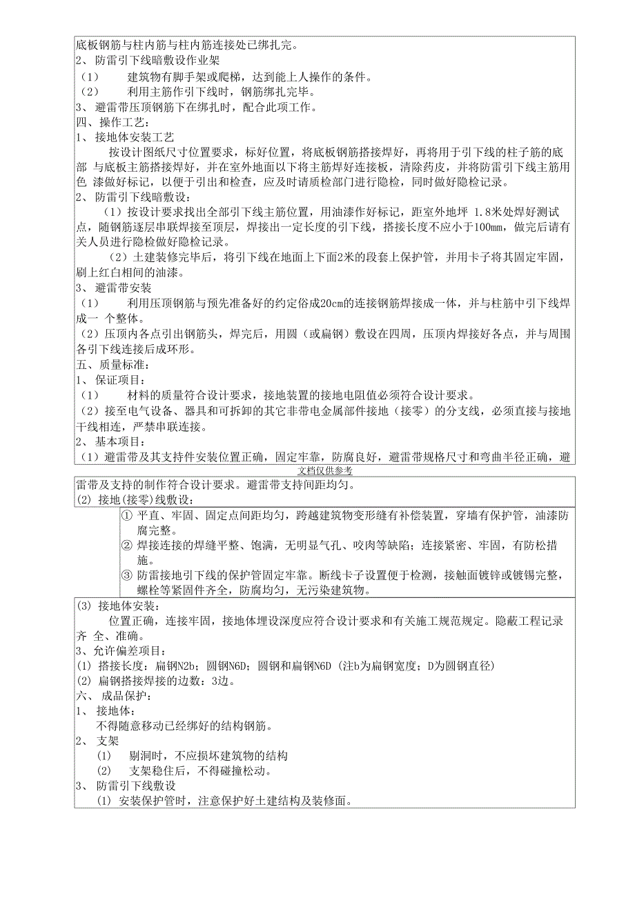 电气施工技术交底记录范文_第2页