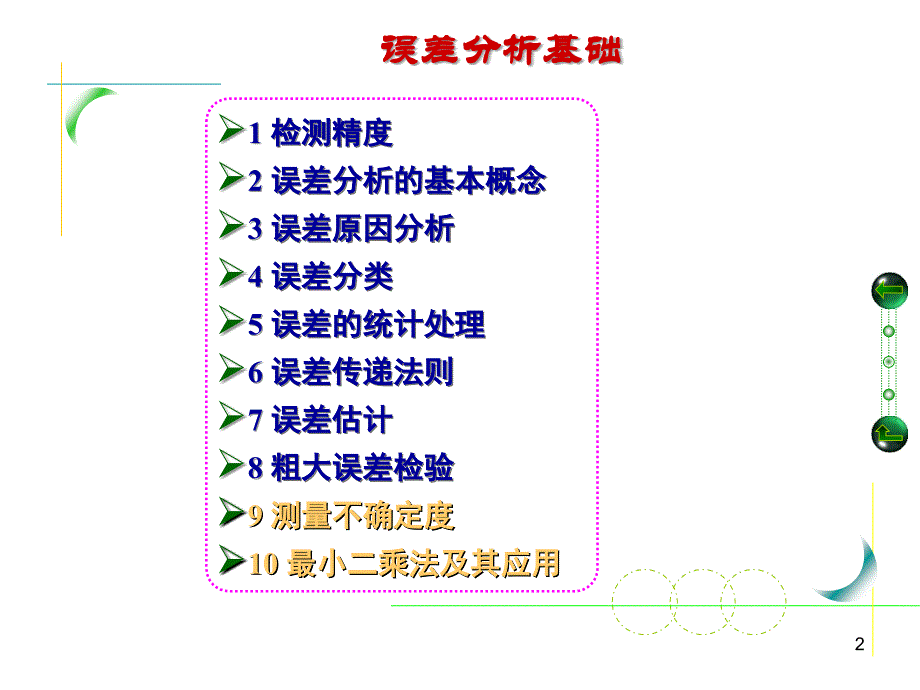 误差分析基础及测量不准确度ppt_第2页