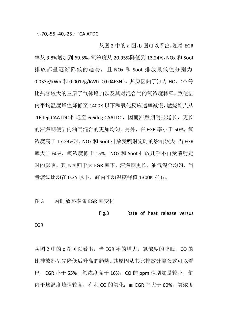 多脉冲喷射等燃烧控制参数对柴油机低负荷排放特性和效率影响的实验研究-论文网_第5页