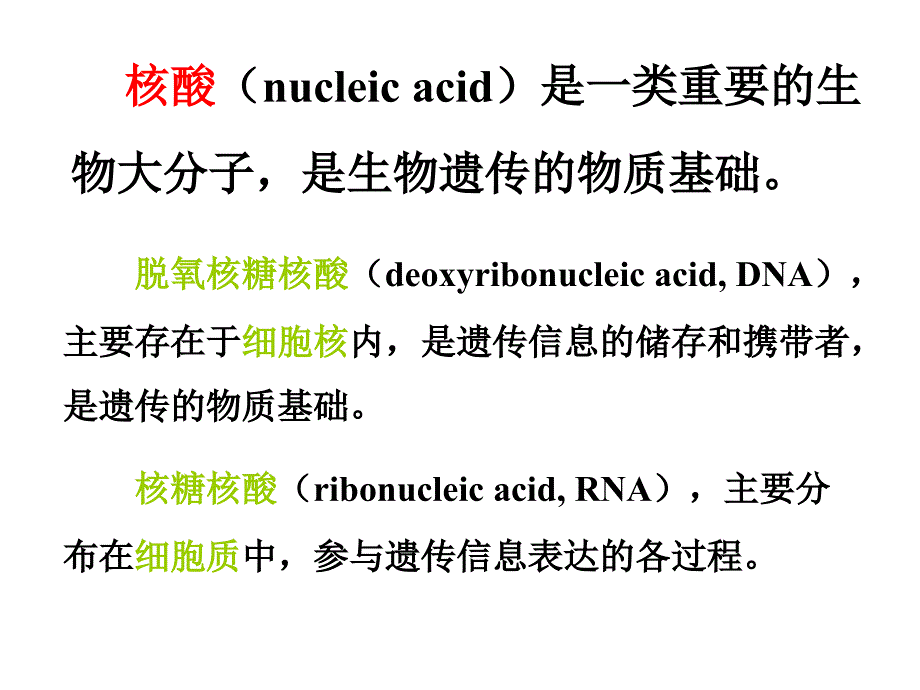 分子生物学2核酸_第2页