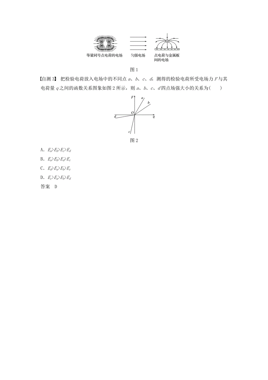 高考物理大一轮复习第六章静电场第1讲电荷守恒定律电场力的性质学案_第3页