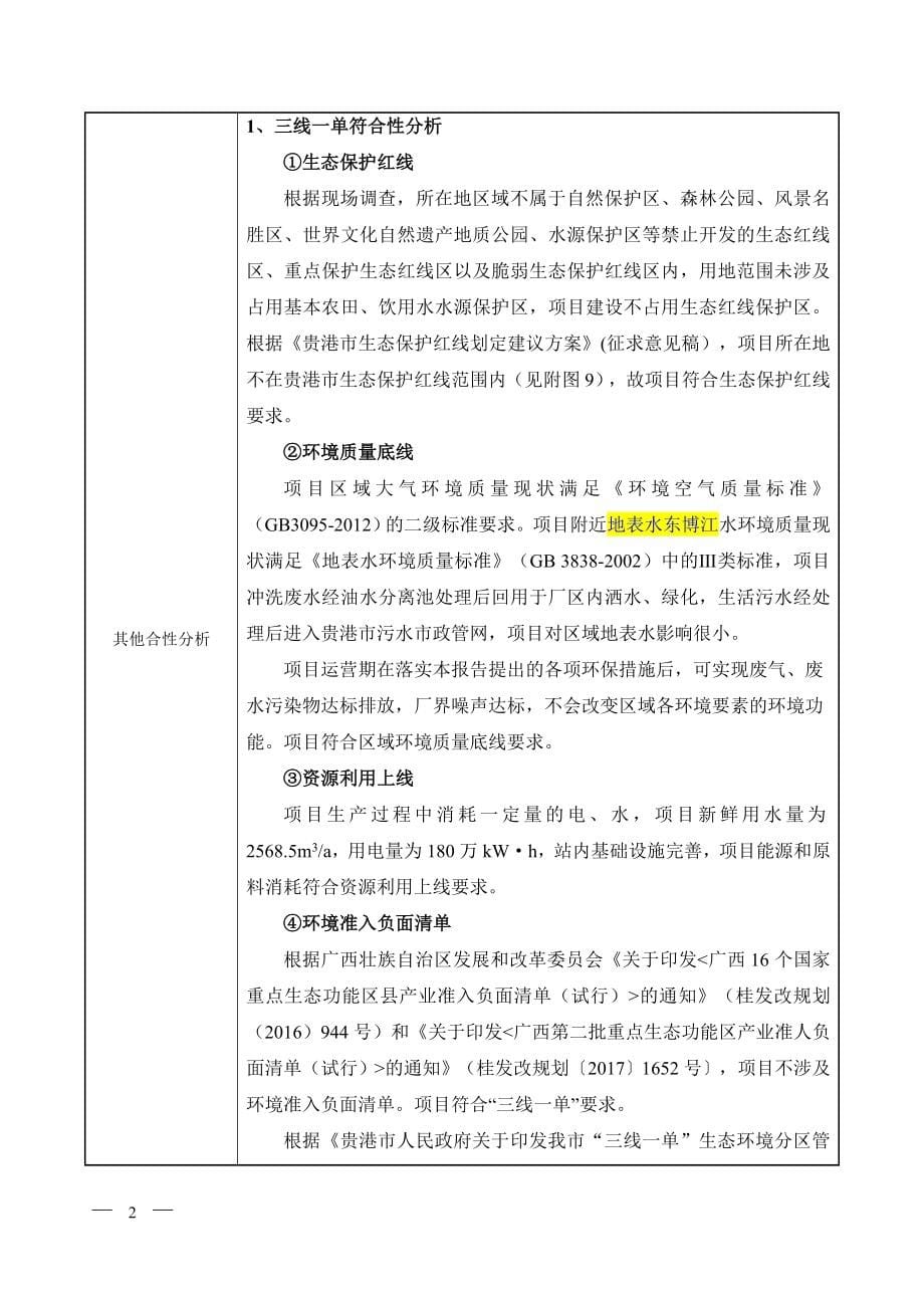 中国石化销售股份有限公司广西贵港北环二加油站项目.doc_第5页