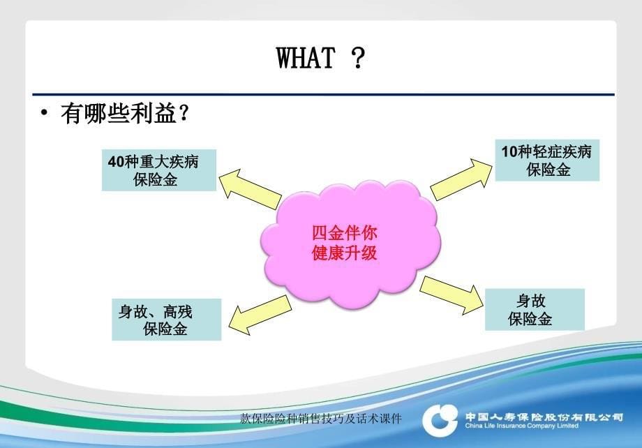 款保险险种销售技巧及话术课件_第5页