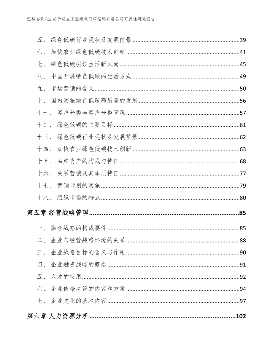 xx关于成立工业绿色低碳循环发展公司可行性研究报告_第2页