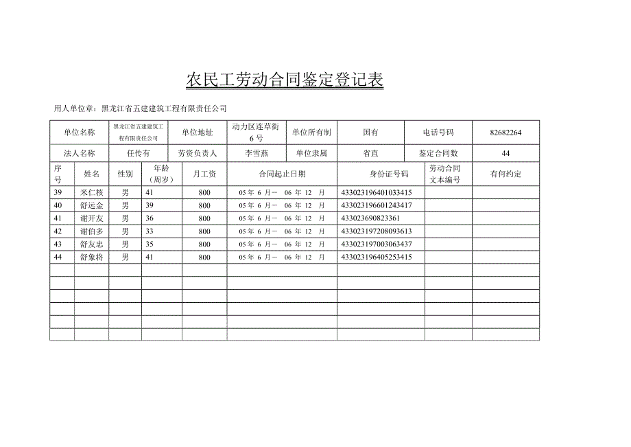 农民工劳动合同鉴定登记表.doc_第4页