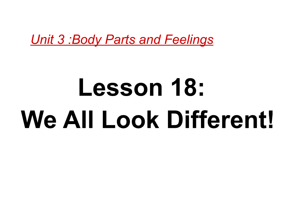 冀教版七年级上册lesson18-新_第1页