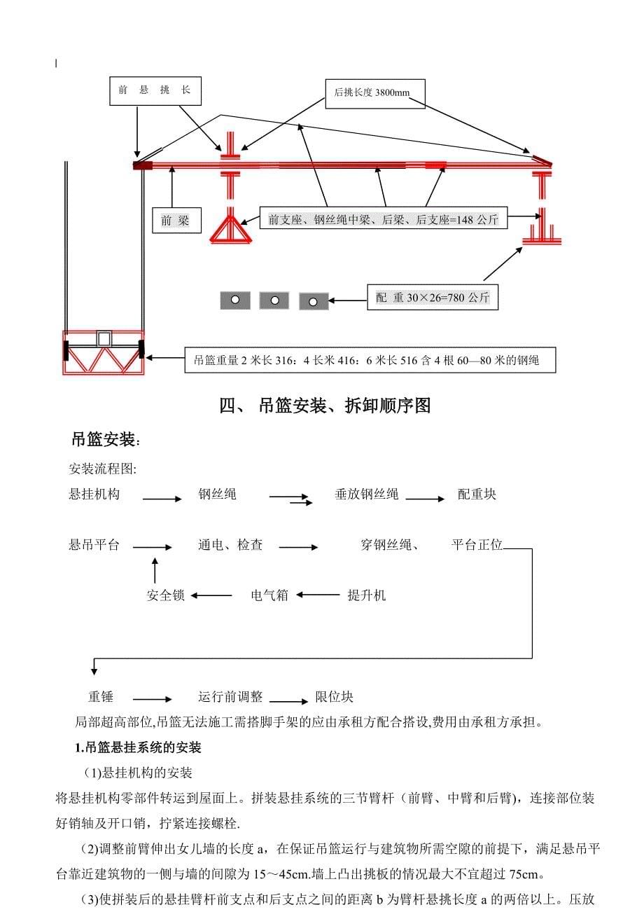 【建筑施工方案】电动吊篮施工方案(全套)_第5页