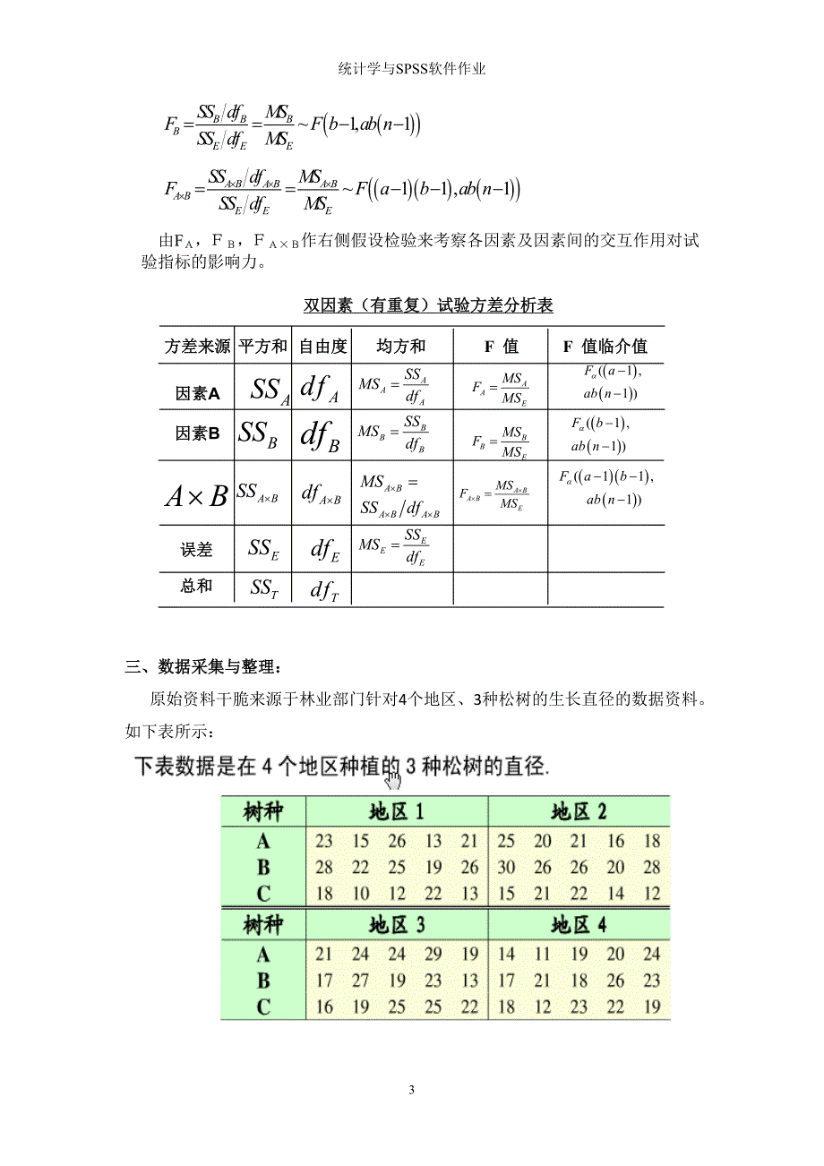 统计学双因素方差分析论文_第3页