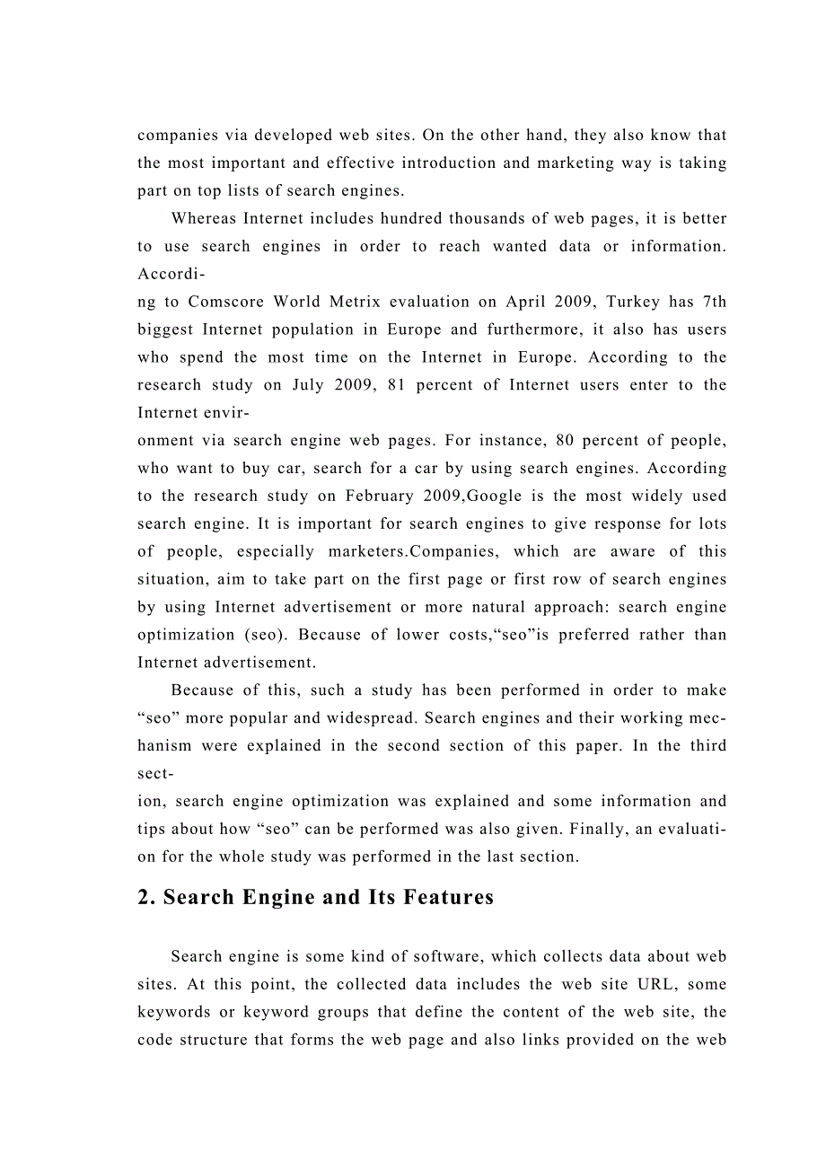 什么是搜索引擎优化毕业论文外文翻译_第2页