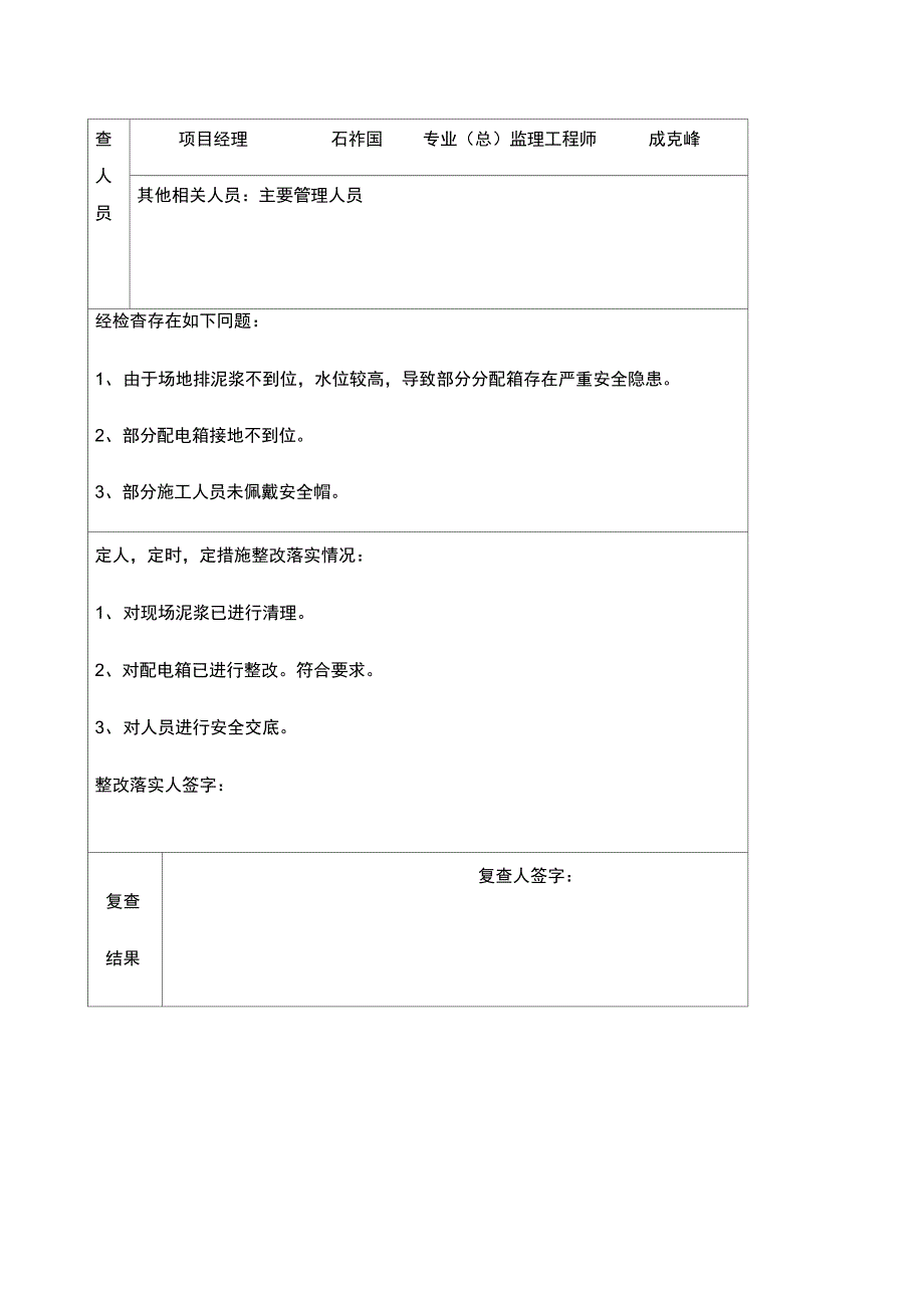 安全生产检查记录有内容_第4页