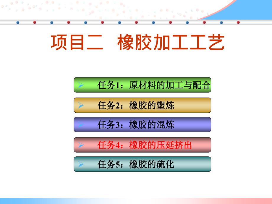 任务4橡胶的压延挤出_第4页