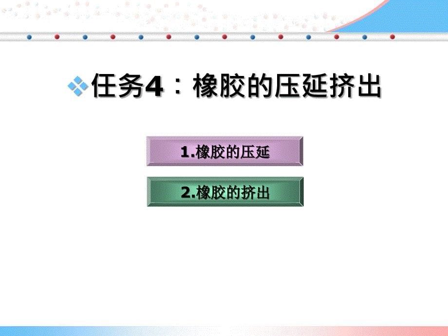 任务4橡胶的压延挤出_第5页