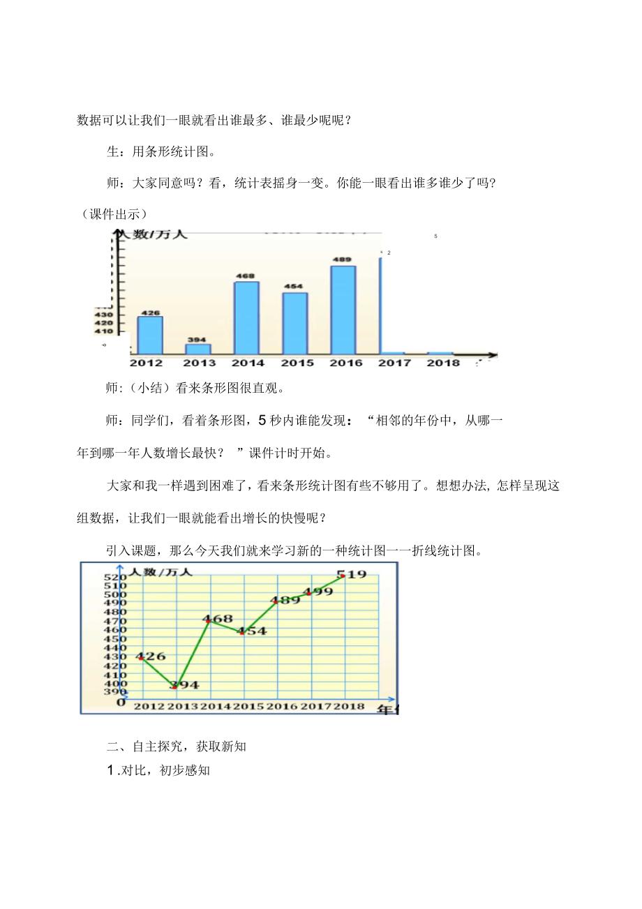 人教版五年级数学下册《总复习统计》导学案_第4页