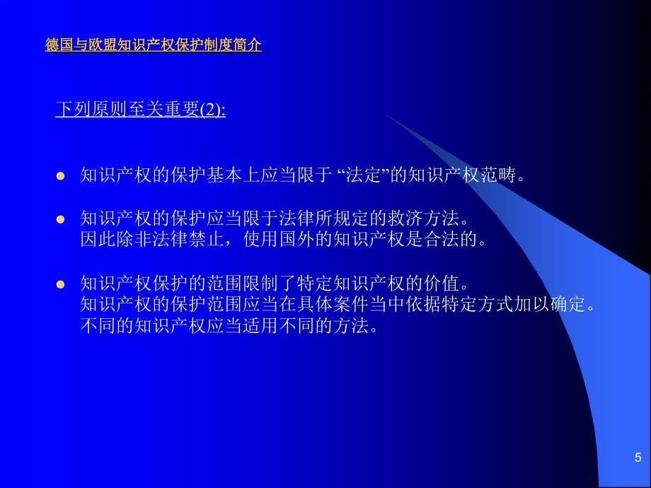 德国与欧盟知识产权保护制度简介PPT优秀课件_第5页